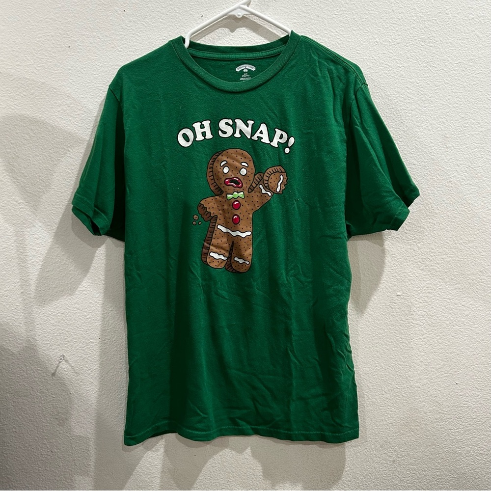 Green Gingerbread Graphic Tee